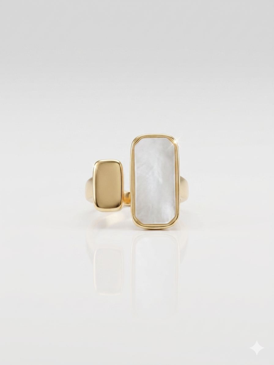 White Square Ring