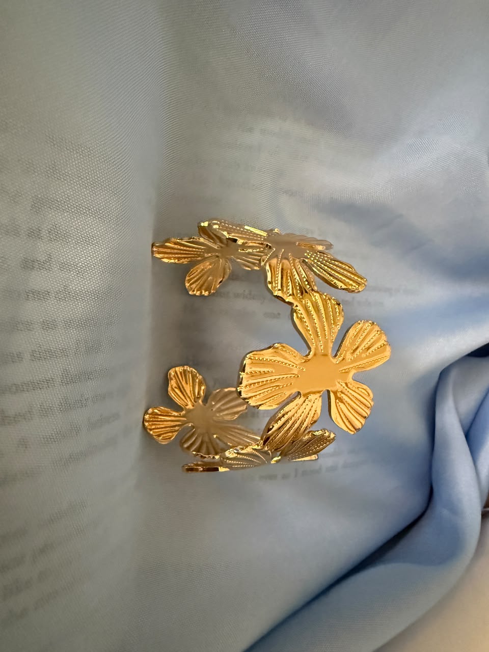 Flower Cuff Bracelet