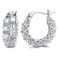 Silver Hoops